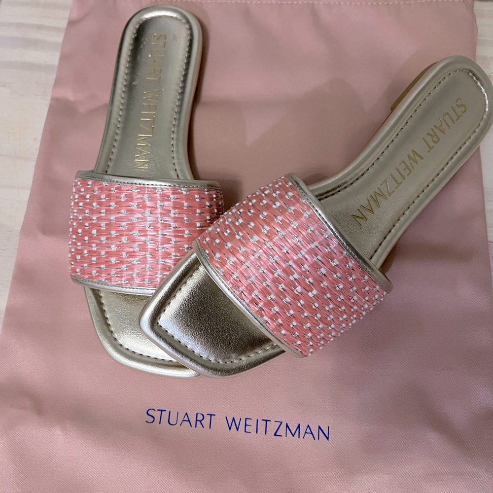 Stuart Weitzman Luxury Slide Sandal
